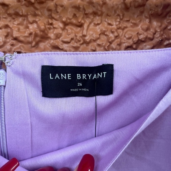 NWT Women's Lane Bryant Perfect Flutter Sleeve Dress W Eyelet Lace Sz 26 - Picture 6 of 10